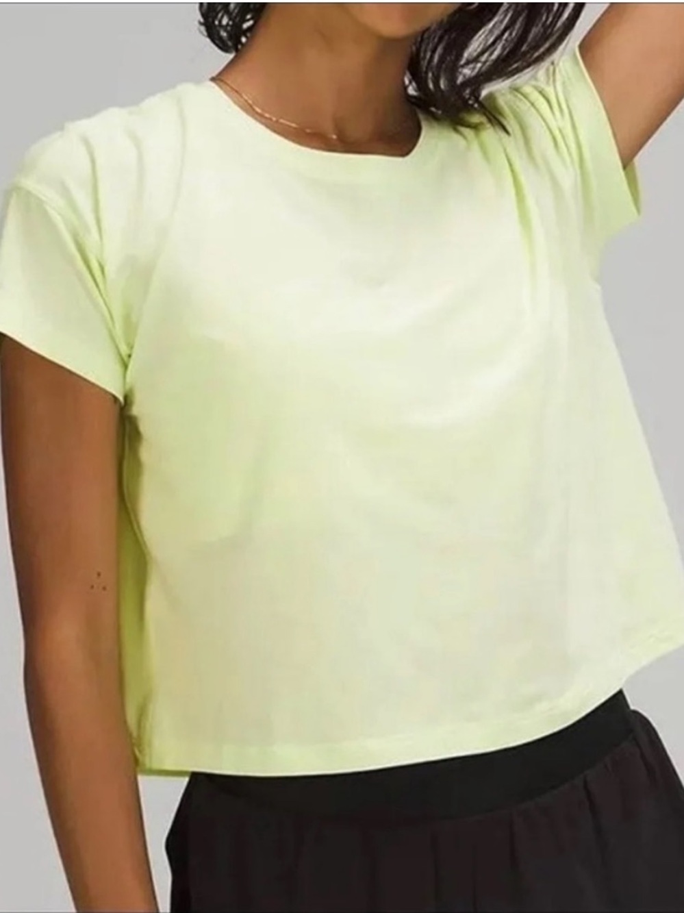 Lululemon Cates T-Shirt crop top